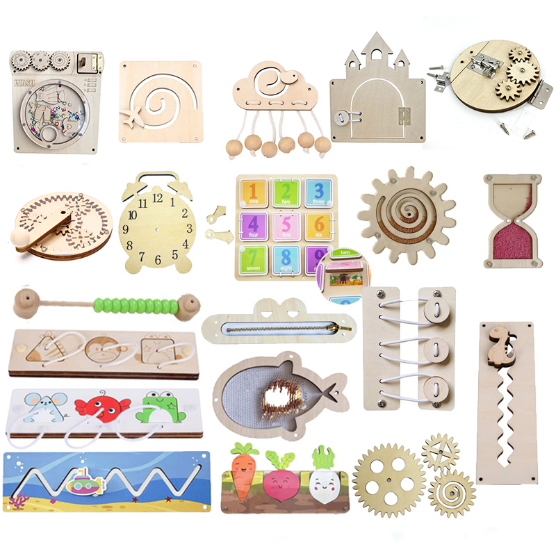 Board Game Nature - Baby Busy Board Accessories Montessori Toys