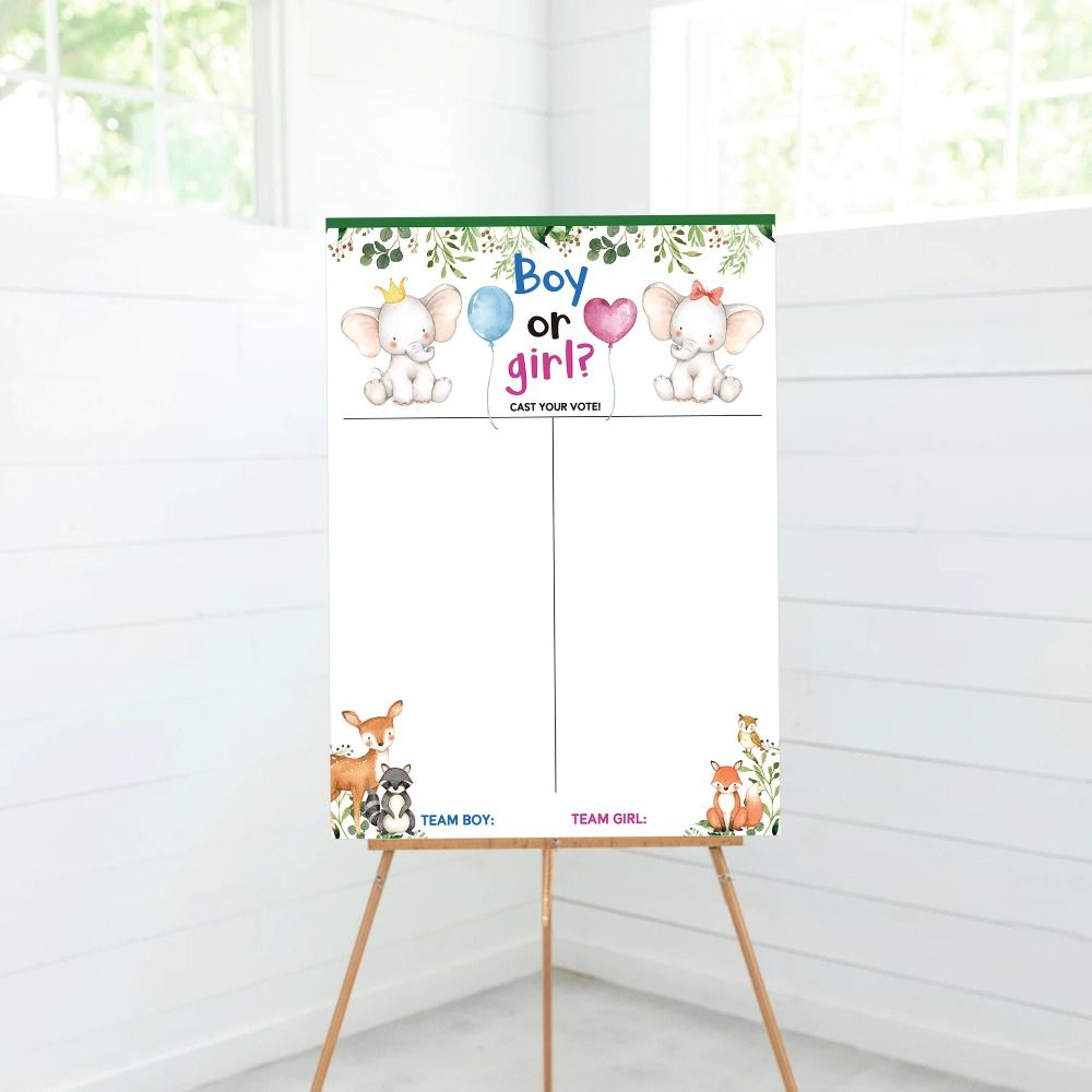 With Stickers Gender Revealed  - Board Game Who Is It ulasan dan harga