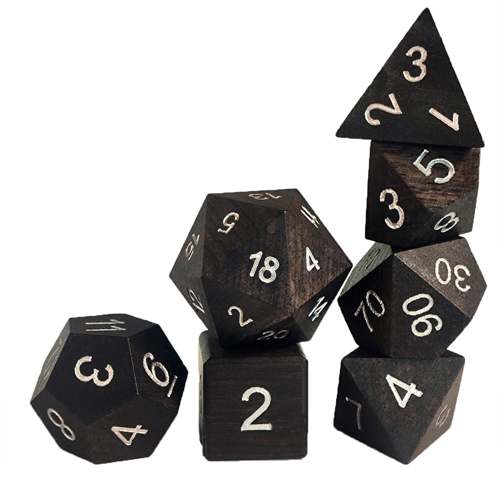 Wooden Dice Set for DND RPG Ga - Board Game Dungeons And Dragons ulasan dan harga