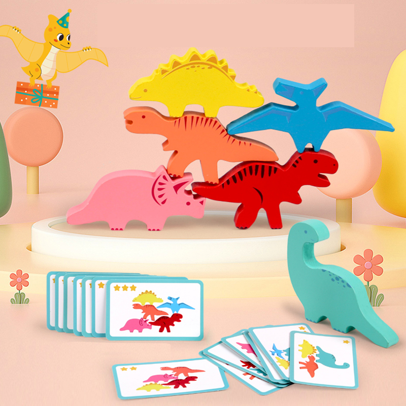 Wooden Balance Blocks Toys For - Board Game Nature ulasan dan harga