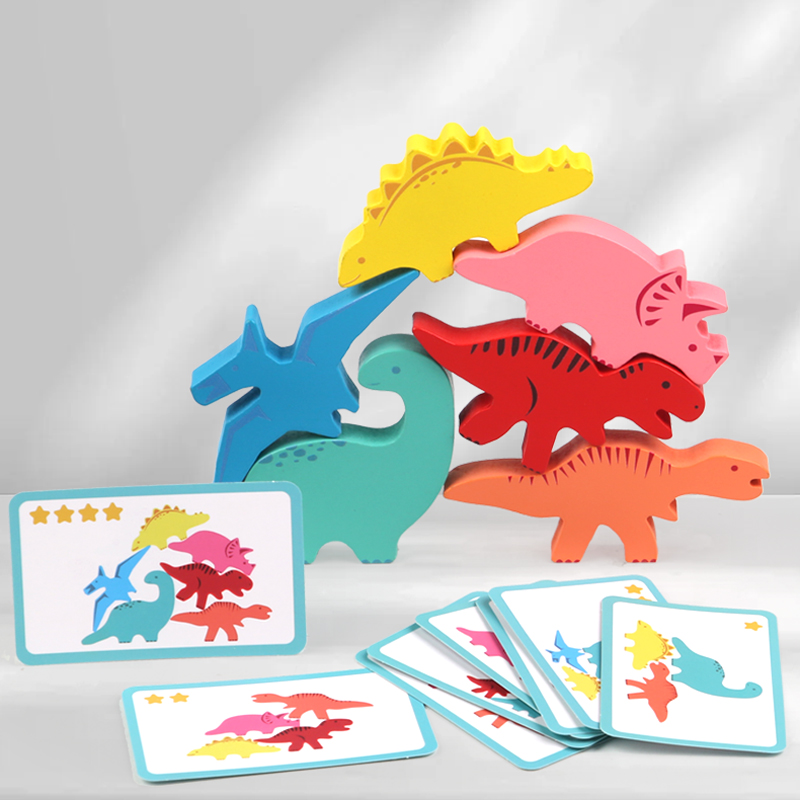Wooden Balance Blocks Toys For - Board Game Nature ulasan dan harga