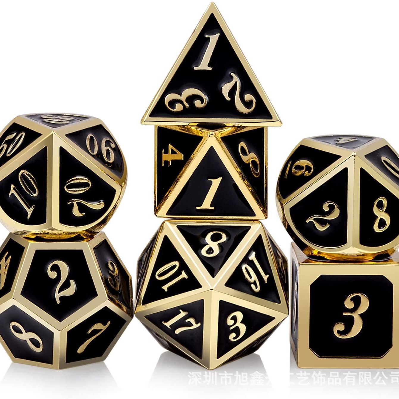 Metal Dice Set for D&D, TRPG,  - Board Game Dungeons And Dragons ulasan dan harga