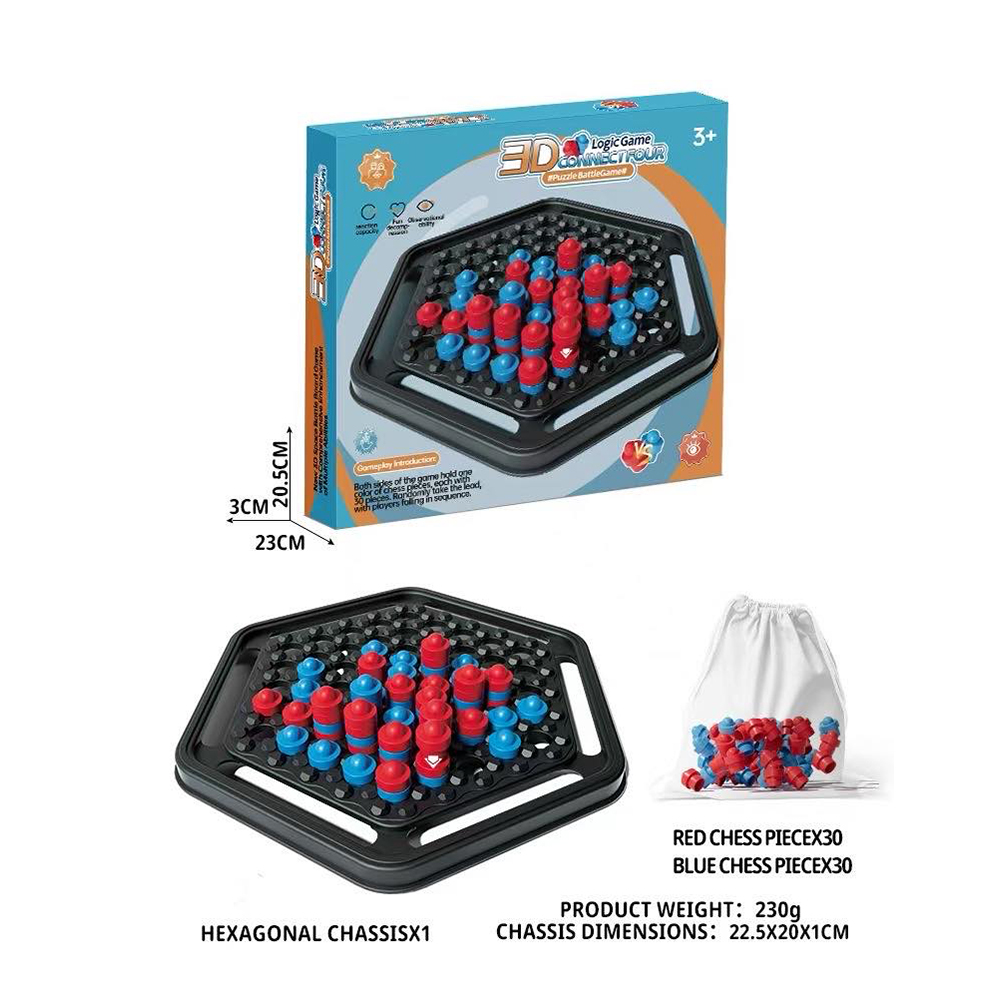 2-in-1 Board Game Set: 3D Tic- - Board Game Nations ulasan dan harga