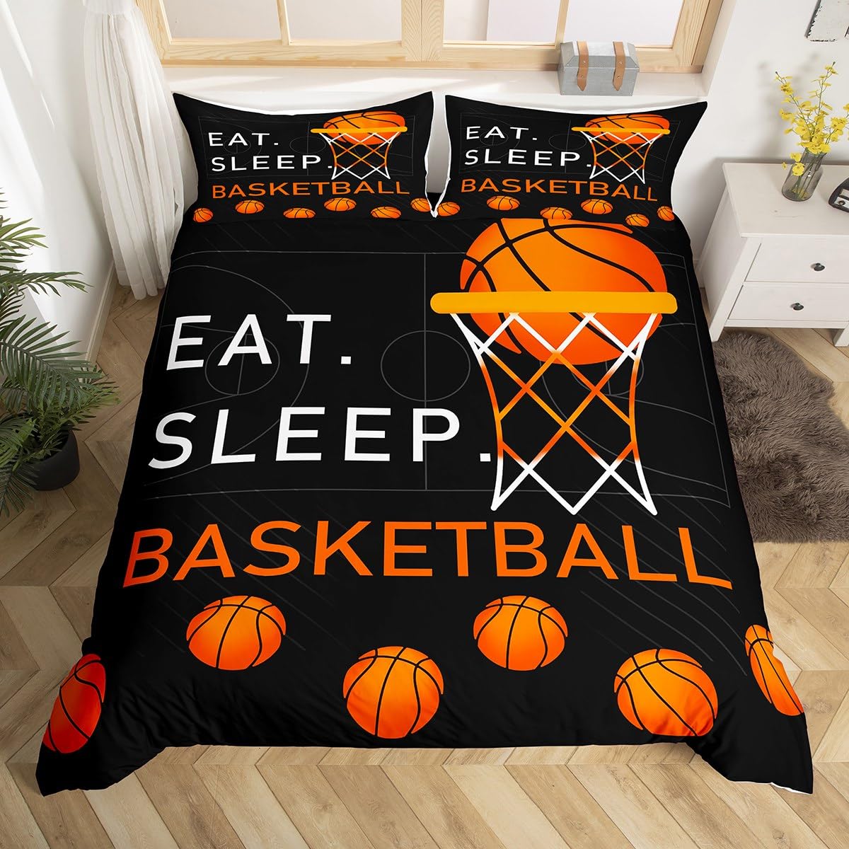 Basketball Duvet Cover Twin Qu - Board Game Nations ulasan dan harga