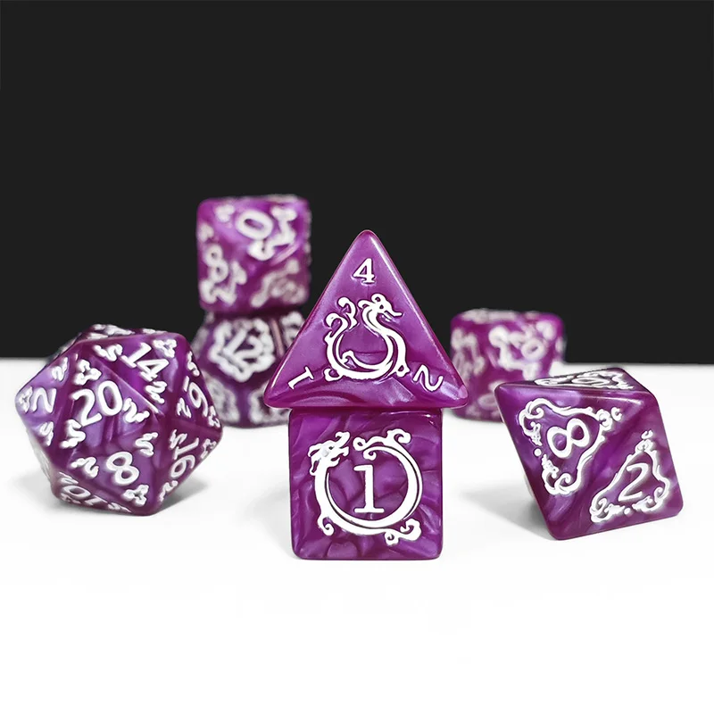 7Pcs Set DND Dice Dragon Patte - Board Game Dungeons And Dragons ulasan dan harga