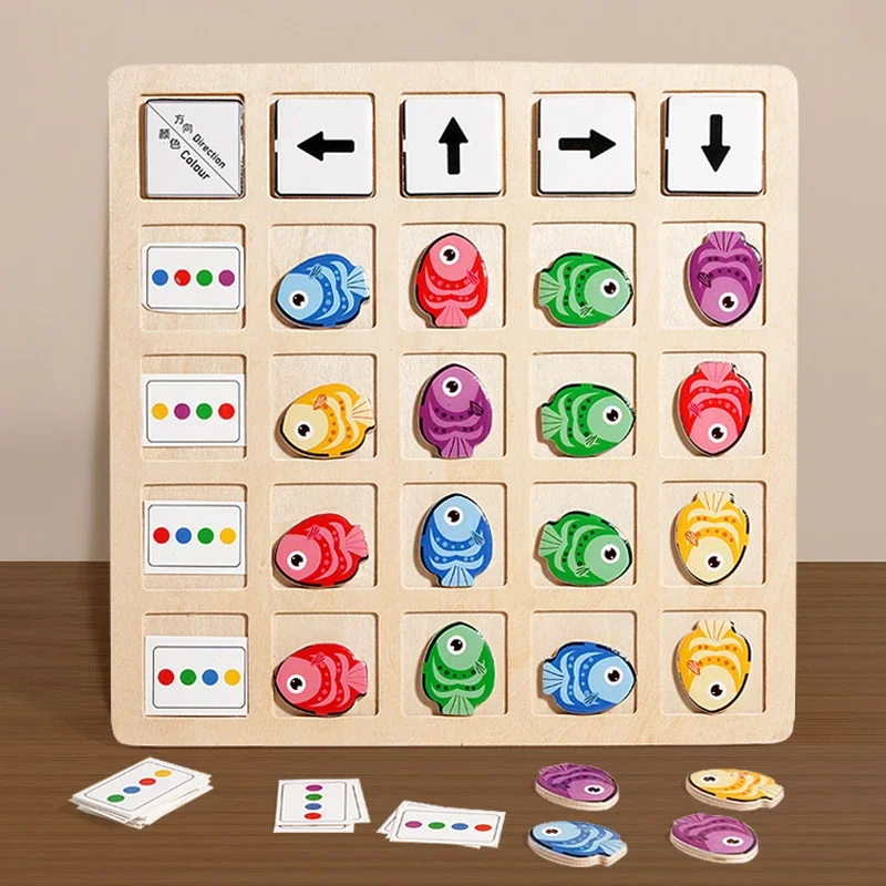 Wooden Montessori Toys Childre - Board Game Nature ulasan dan harga