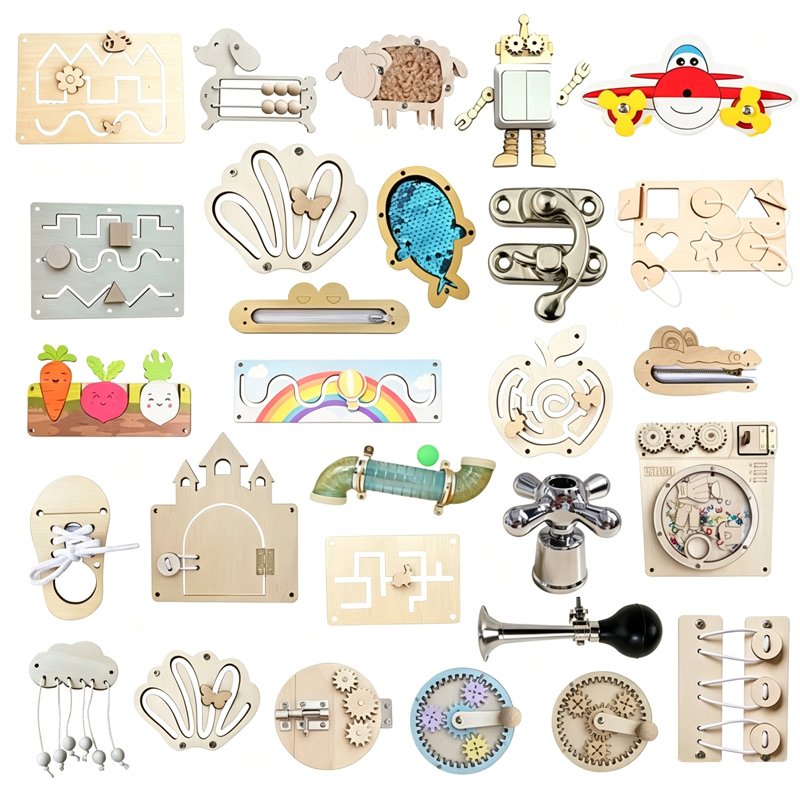 Kids Busy Board DIY Accessorie - Board Game Nature ulasan dan harga