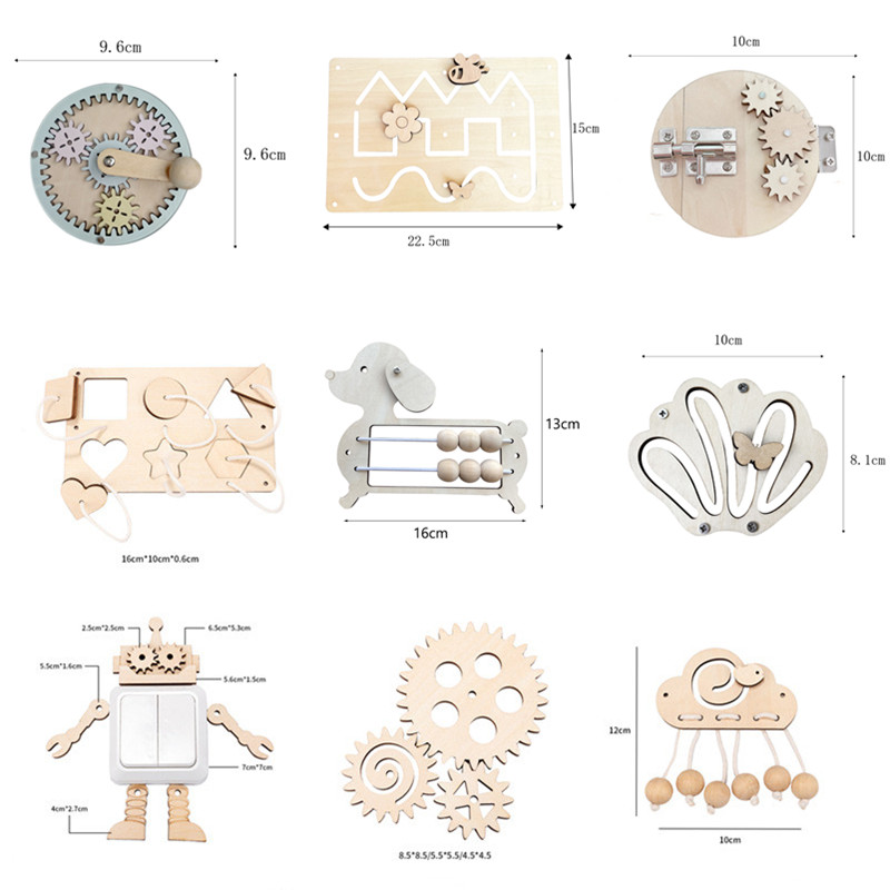 Kids Busy Board DIY Accessorie - Board Game Nature ulasan dan harga