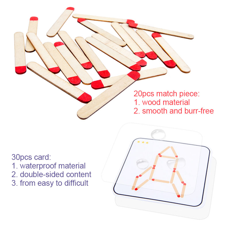 Montessori Matches Puzzles Gam - Board Game Nature ulasan dan harga