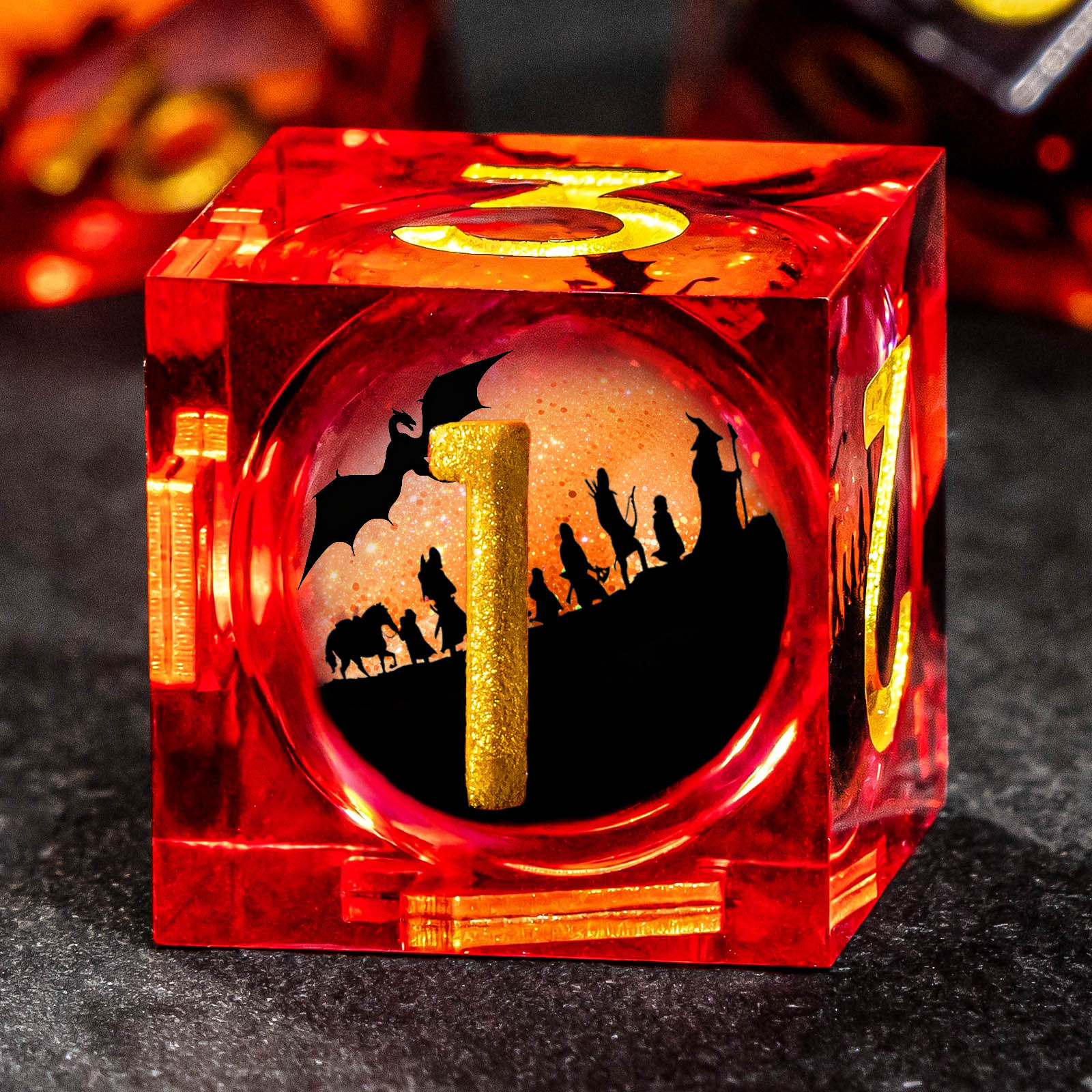 Liquid Core DND Dice Set D&D f - Board Game Dungeons And Dragons ulasan dan harga
