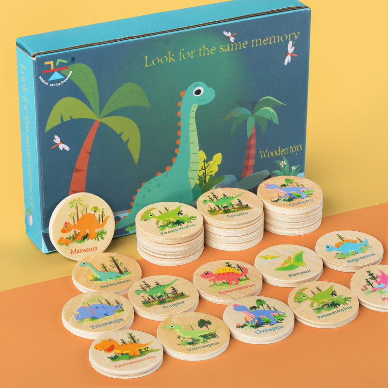 Memory Game Dinosaur Matching  - Board Game Nature ulasan dan harga