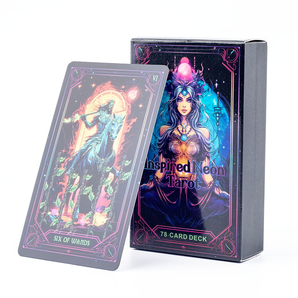Inspired Neon Tarot Deck 78 Ca - Board Game Of Life ulasan dan harga