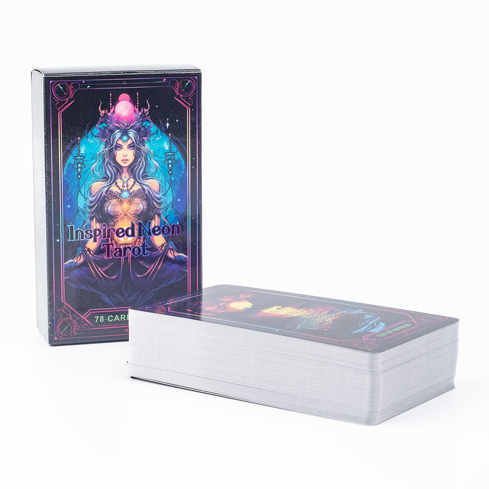 Inspired Neon Tarot Deck 78 Ca - Board Game Of Life ulasan dan harga