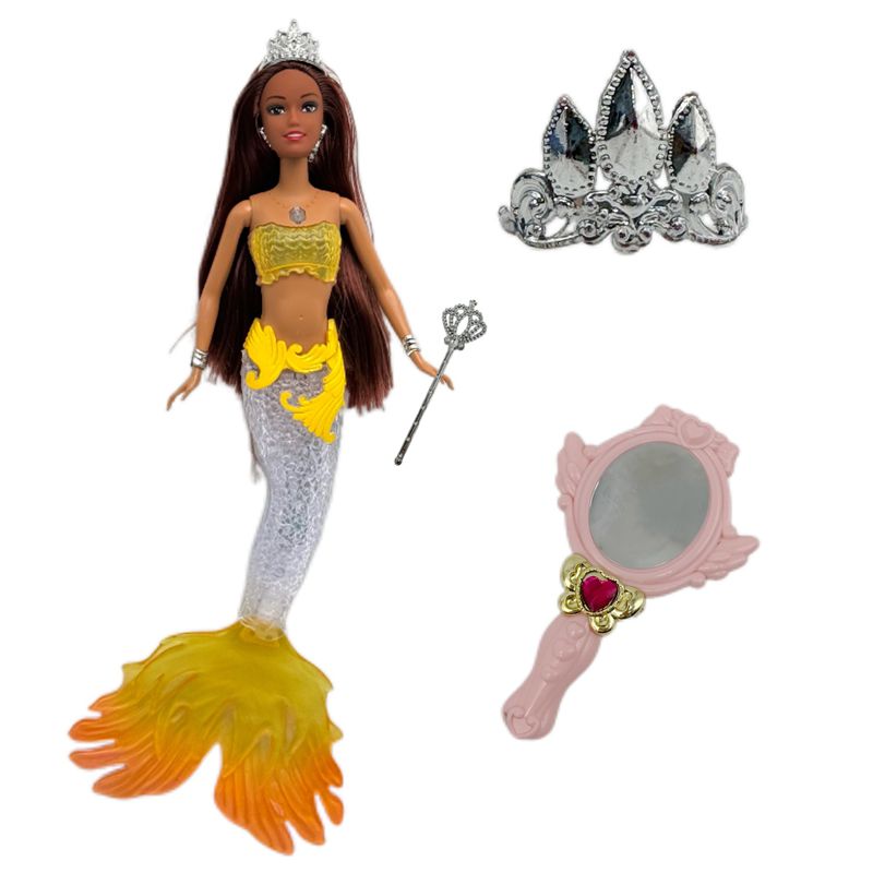 Mermaid Doll 14 Inch Music Toy - Board Game Who Is It ulasan dan harga