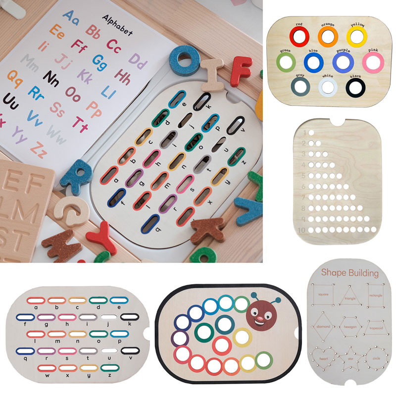 Children Montessori Games Fine - Board Game Nature ulasan dan harga