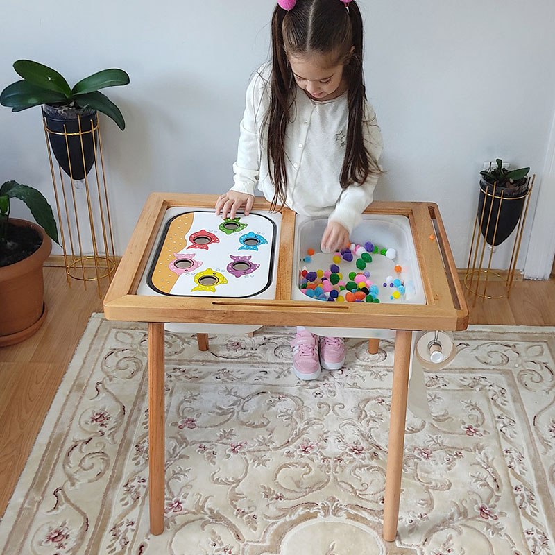 Children Montessori Games Fine - Board Game Nature ulasan dan harga