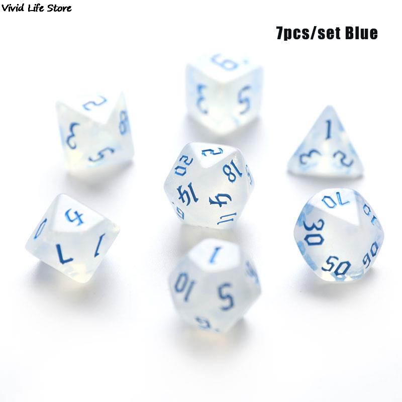 New 7PCS Dual Color Multi Face - Board Game Dungeons And Dragons ulasan dan harga